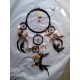 dreamcatcher 22cm cuir marron