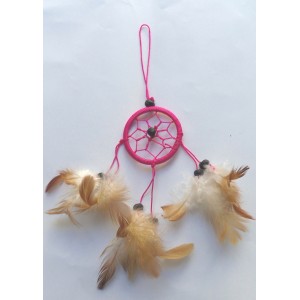 dream catcher 5 cm rose