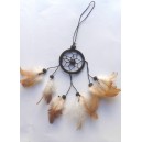 dreamcatcher 5 cm nylon noir