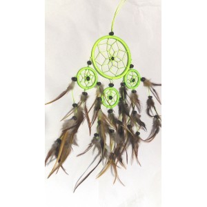 dreamcatcher 9cm vert fluo