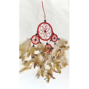 dreamcatcher 9cm rouge