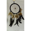 dream catcher 16cm cuir marron