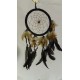 dream catcher 16cm cuir marron