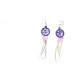 boucle d'oreilles dreamcatcher noir