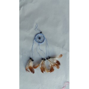 Dreamcatcher 5cm bleu clair