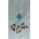 Dreamcatcher 5cm bleu turquoise