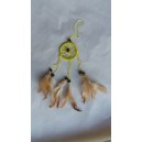 Dreamcatcher 5cm jaune