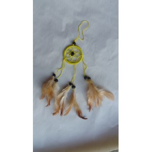 Dreamcatcher 5cm jaune